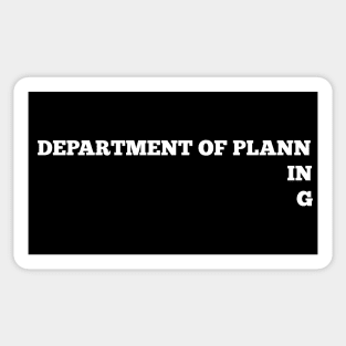 Department of Planning Sticker